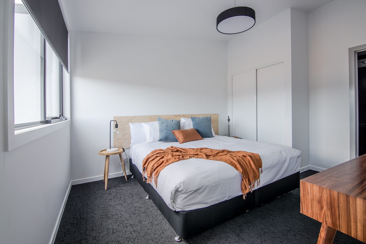 A boutique room at Change Overnight in Launceston